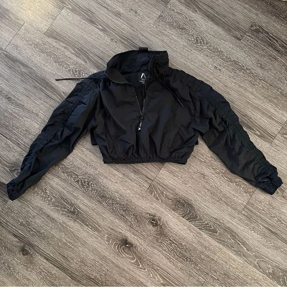 Allyson Felix Athleta Legend Crop Half Zip